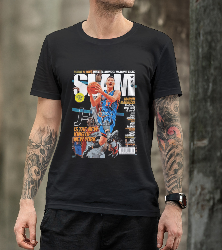 SLAM J Lin Is The New King Of New York Special Collectible Cover T-Shirt