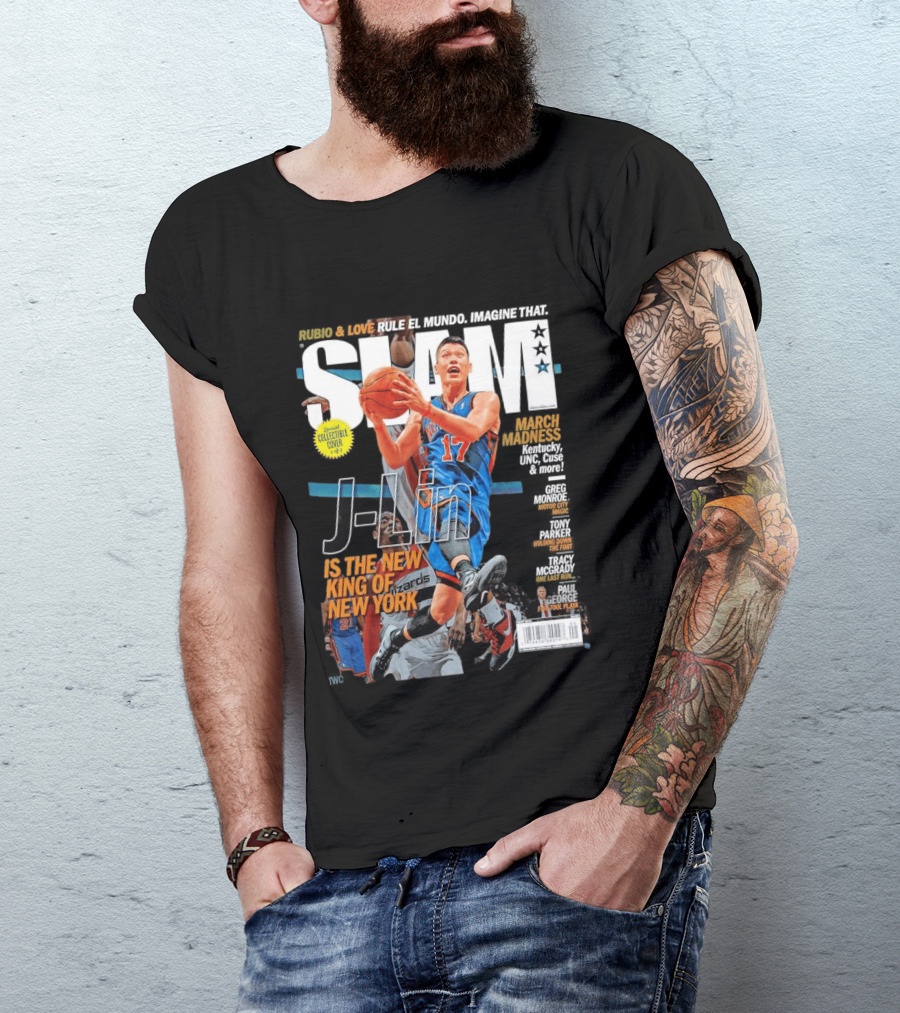 SLAM J Lin Is The New King Of New York Special Collectible Cover T-Shirt