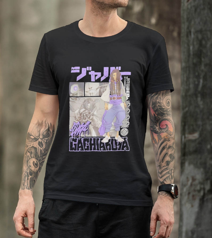 Gachiakuta Jabber Manga Character Panels And Styling T-Shirt