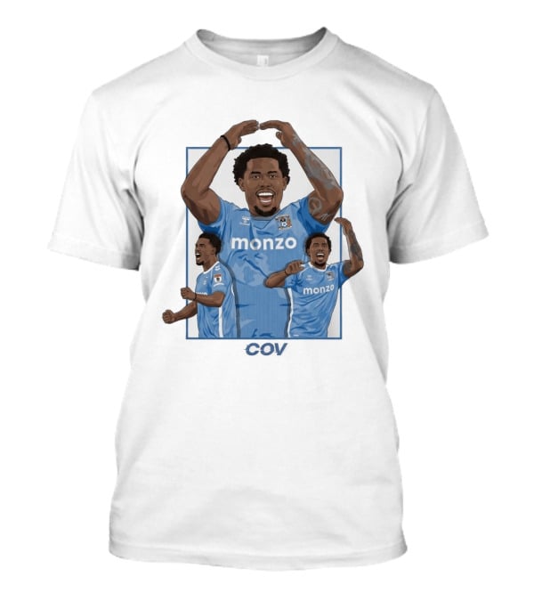 Milan Van Ewijk Coventry City FC Monzo We Are Back Premier League T-Shirt