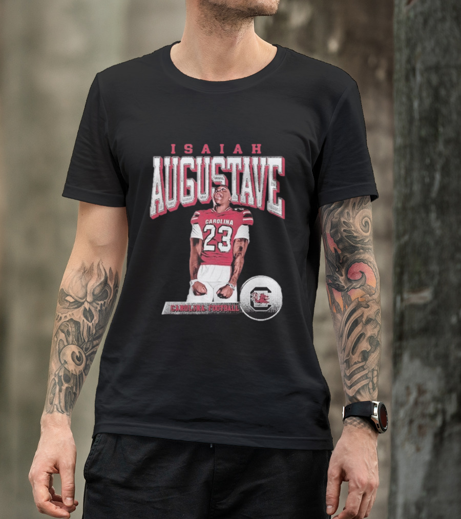 Isaiah Augustave Carolina Football 2026 Player 23 T-Shirt