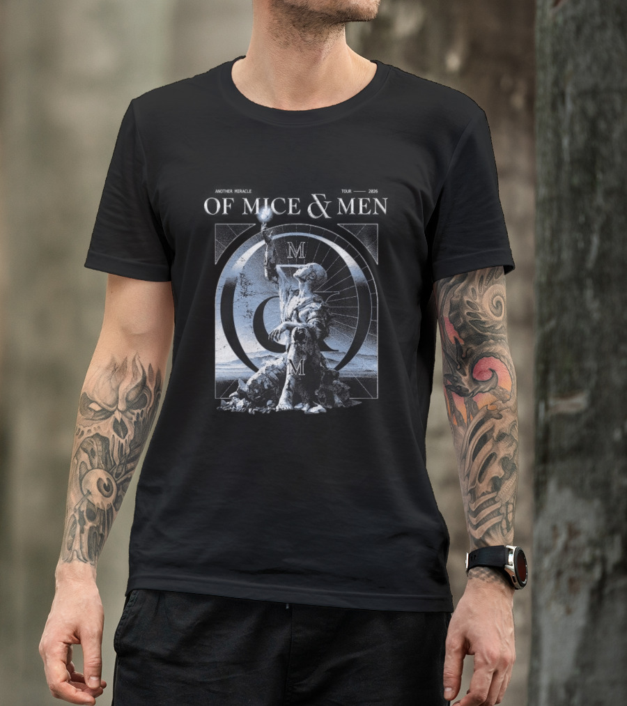 Of Mice & Men Another Miracle Tour 2026 Australia Dates And Locations T-Shirt