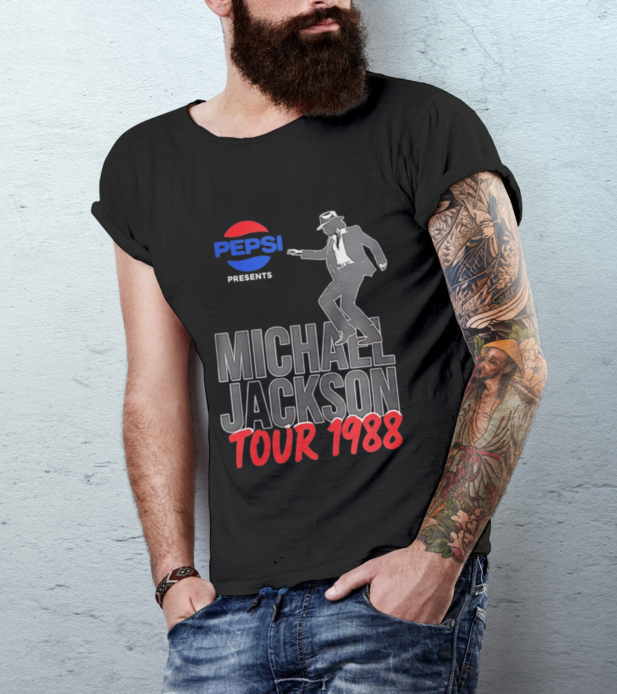 Pepsi Presents Michael Jackson Tour 1988 T-Shirt