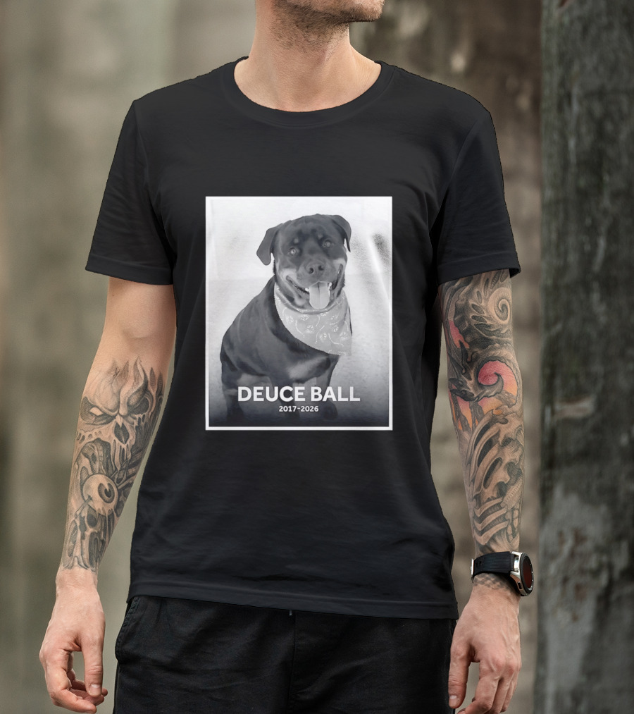 Rest In Peace Deuce Ball 2017 2026 Memorial T-Shirt
