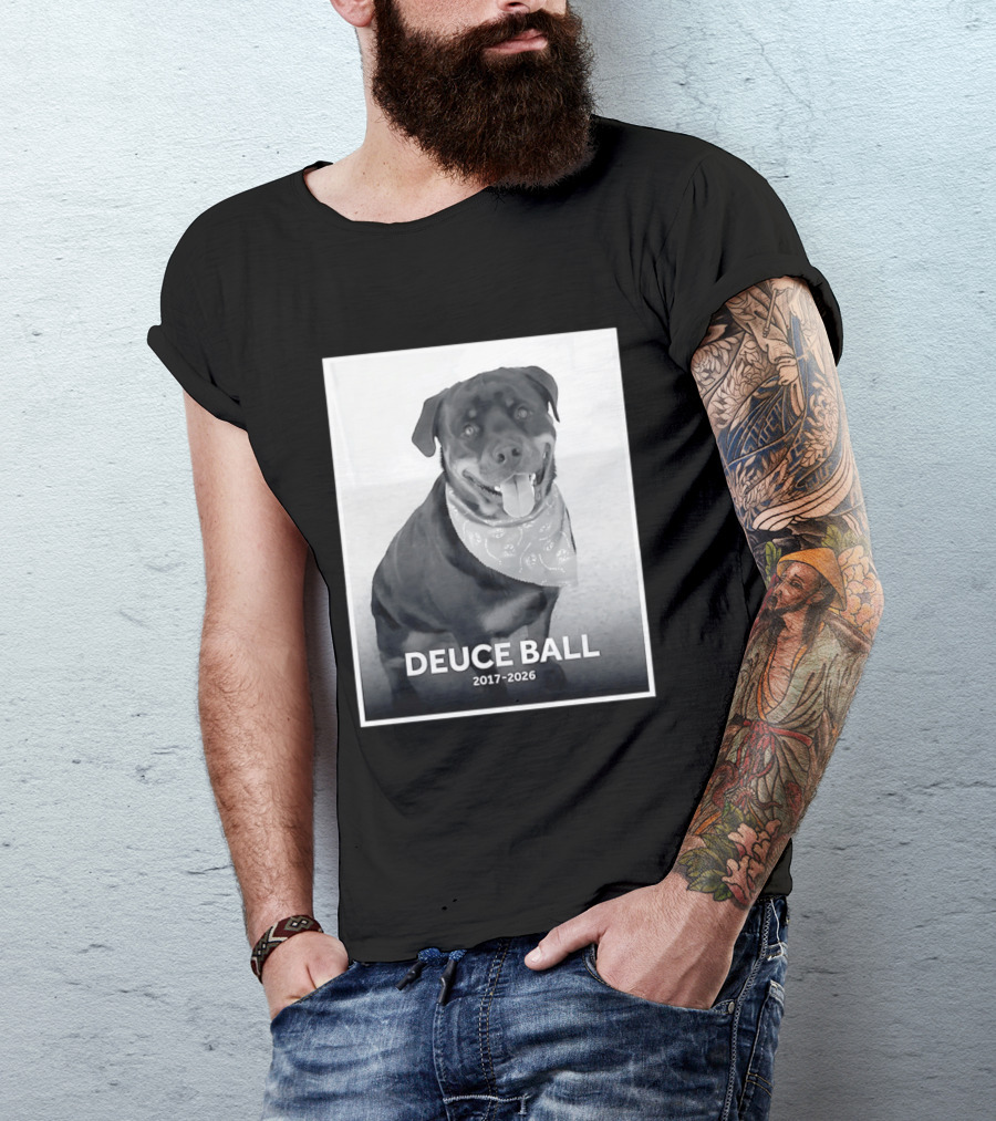 Rest In Peace Deuce Ball 2017 2026 Memorial T-Shirt