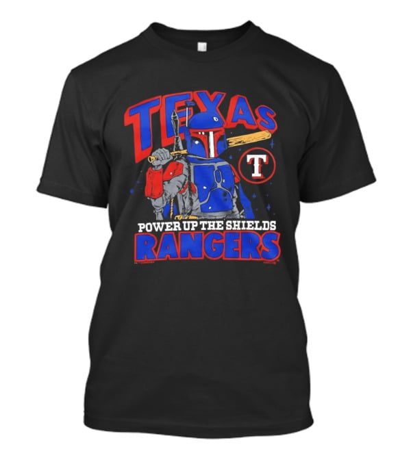 Texas Rangers Power Up The Shields With Star Wars Bounty Hunter Collaboration T-Shirt
