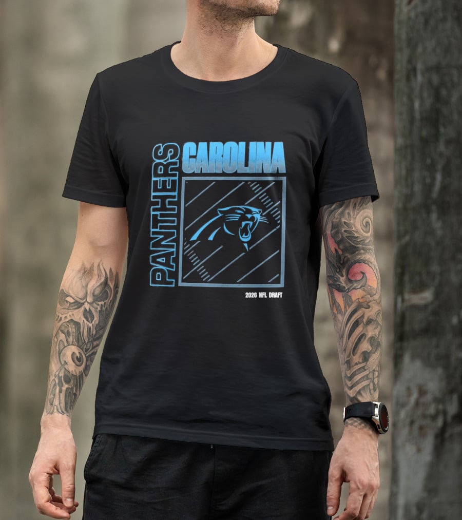 Carolina Panthers 2026 NFL Draft T-Shirt