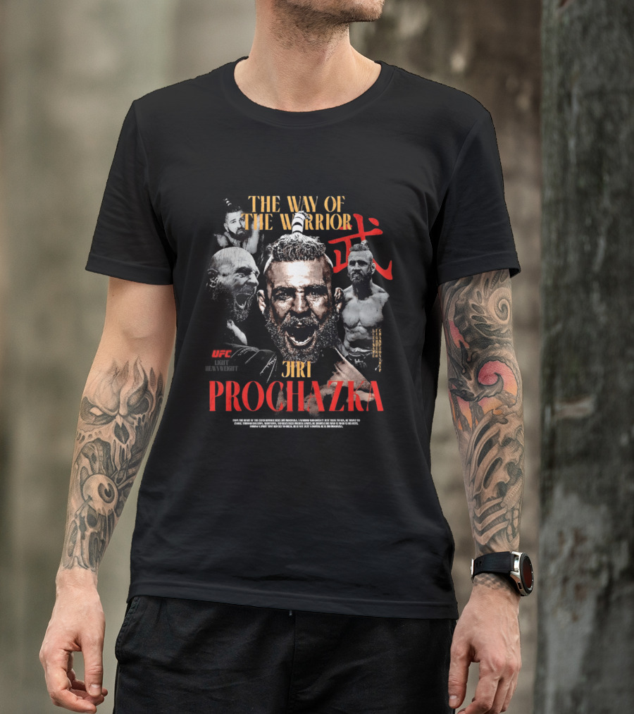 UFC Jiri Prochazka The Way Of The Warrior Ultimate Fighting Championship T-Shirt