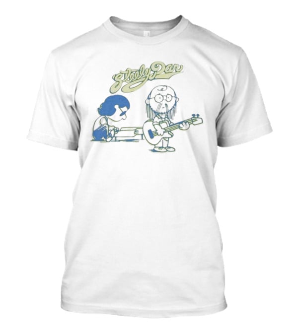Steely Dan Cartoon Band Characters Playing Music T-Shirt