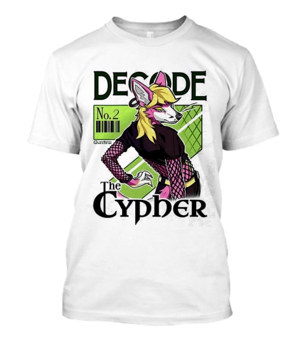 Decode The Cypher No.2 Retro Futuristic Vibe T-Shirt