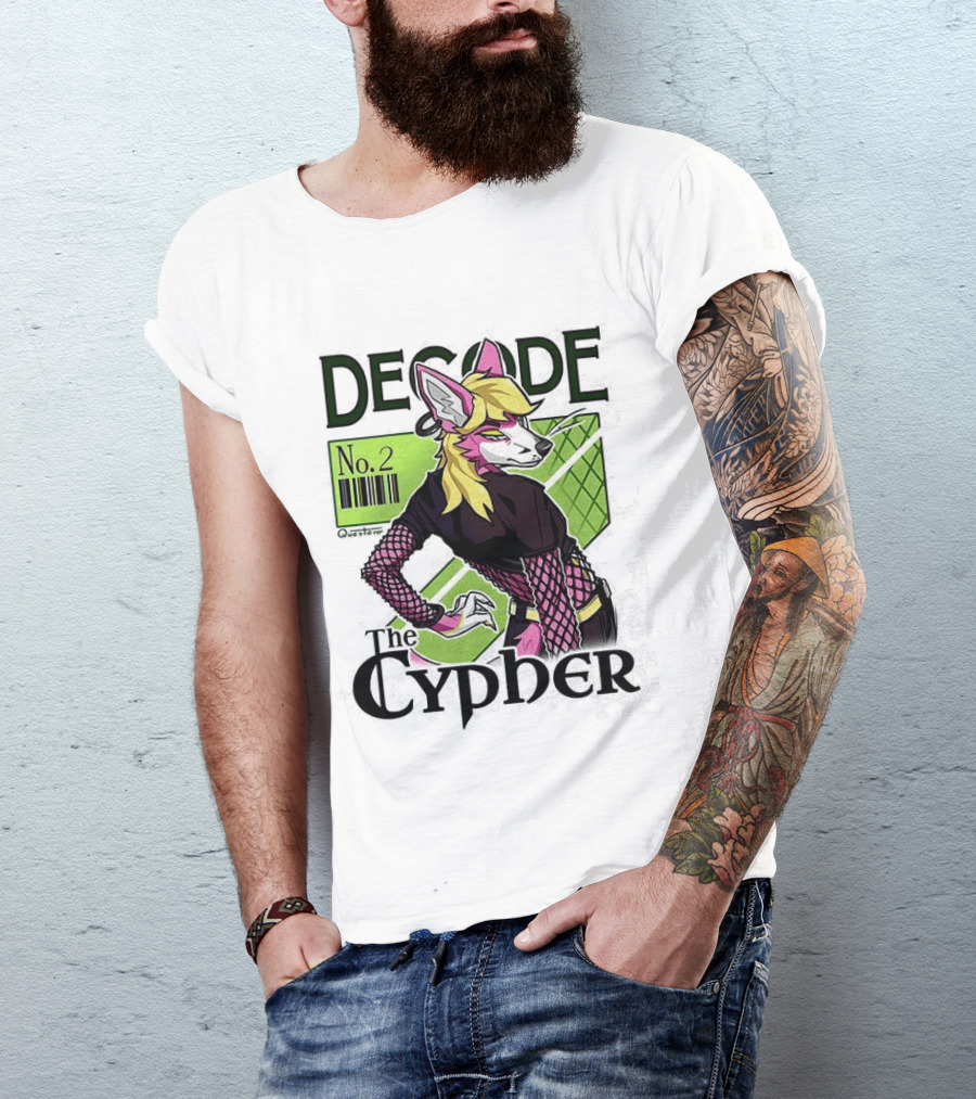 Decode The Cypher No.2 Retro Futuristic Vibe T-Shirt