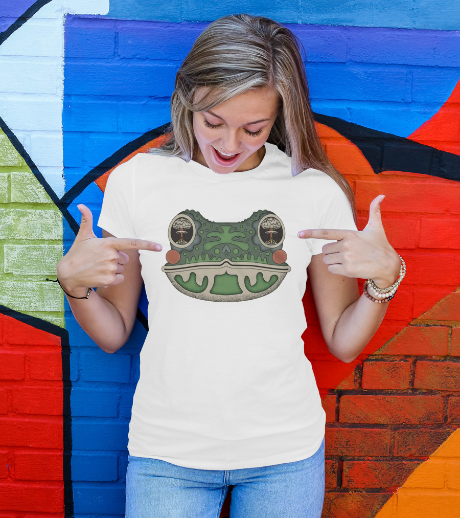 Toad Toadal Destruction Atomic Bomb Eyes Frog T-Shirt