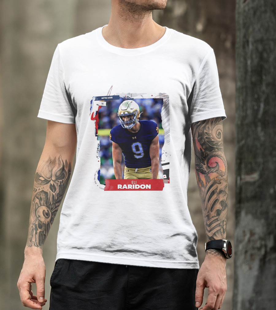 Notre Dame Tight End Eli Raridon 2206 Draft Prospect T-Shirt