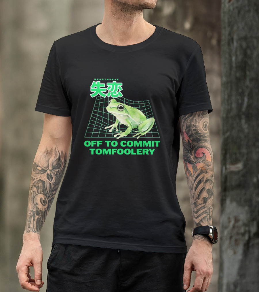 Off To Commit Tomfoolery Frog T-Shirt