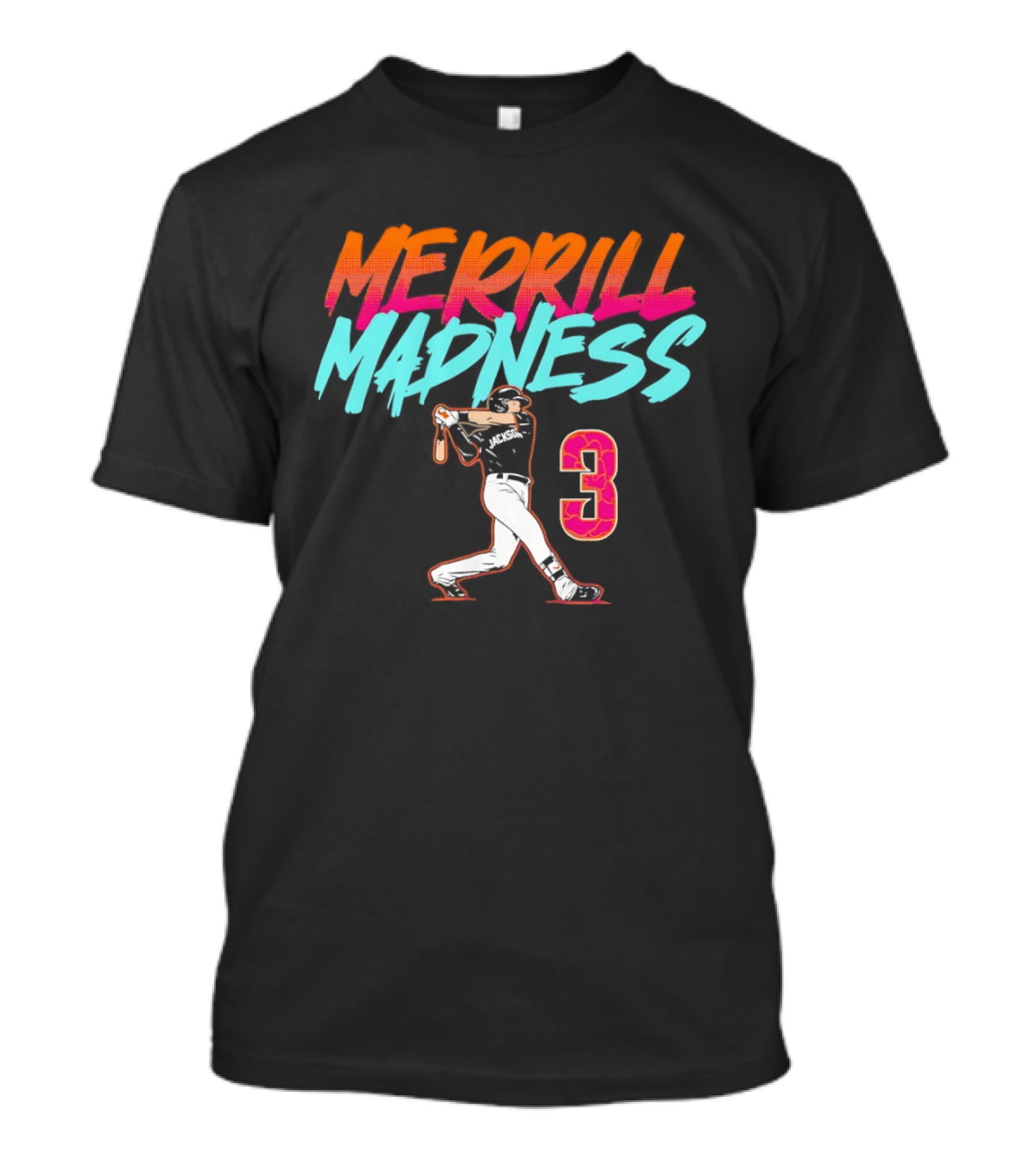 Merrill Madness Jackson Merrill San Diego 3 City Edition T-Shirt