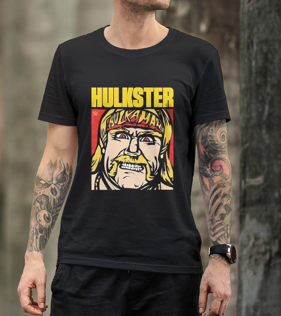WWE Hulkster Hulkamania Cartoon T-Shirt