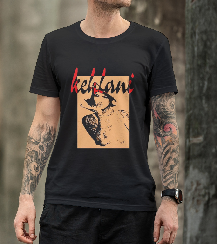 Kehlani 2026 Album Tattoo Art Style Monochrome T-Shirt