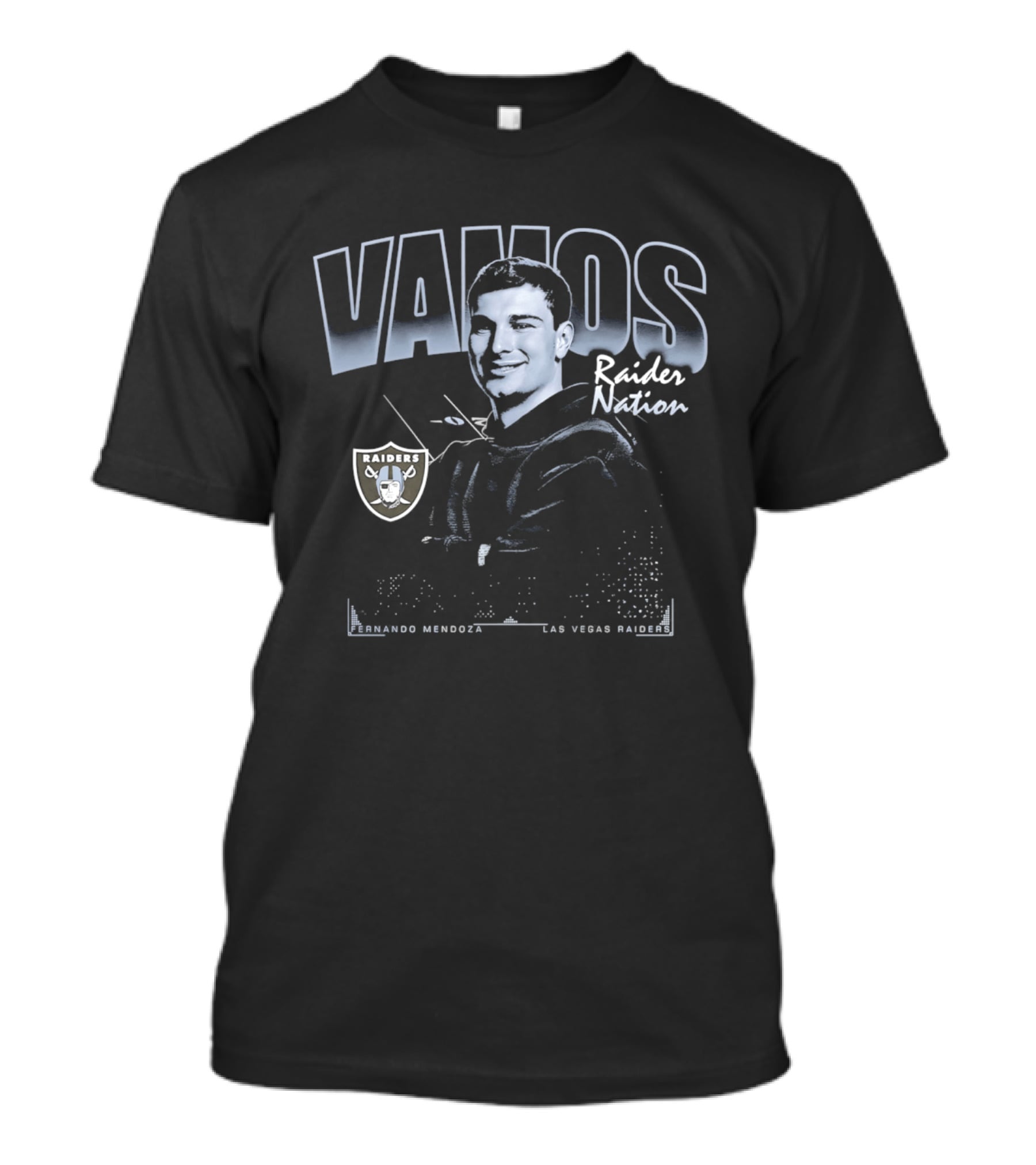 Vamos Raider Nation Fernando Mendoza Las Vegas Raiders 2026 Draft T-Shirt