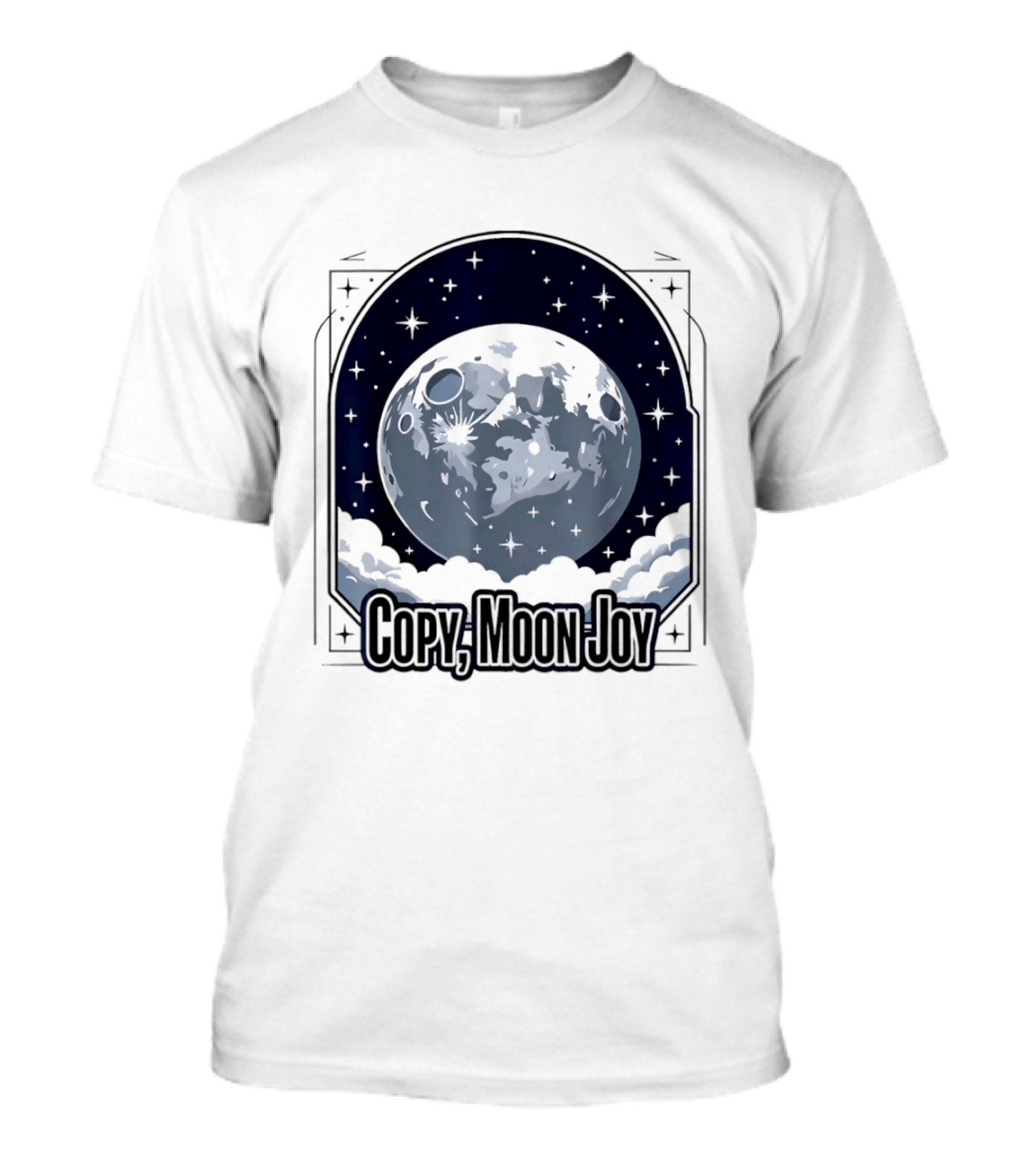 Copy Moon Joy Lunar Moon Celestial Artistry T-Shirt