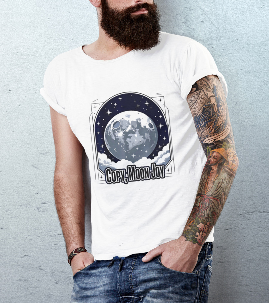 Copy Moon Joy Lunar Moon Celestial Artistry T-Shirt