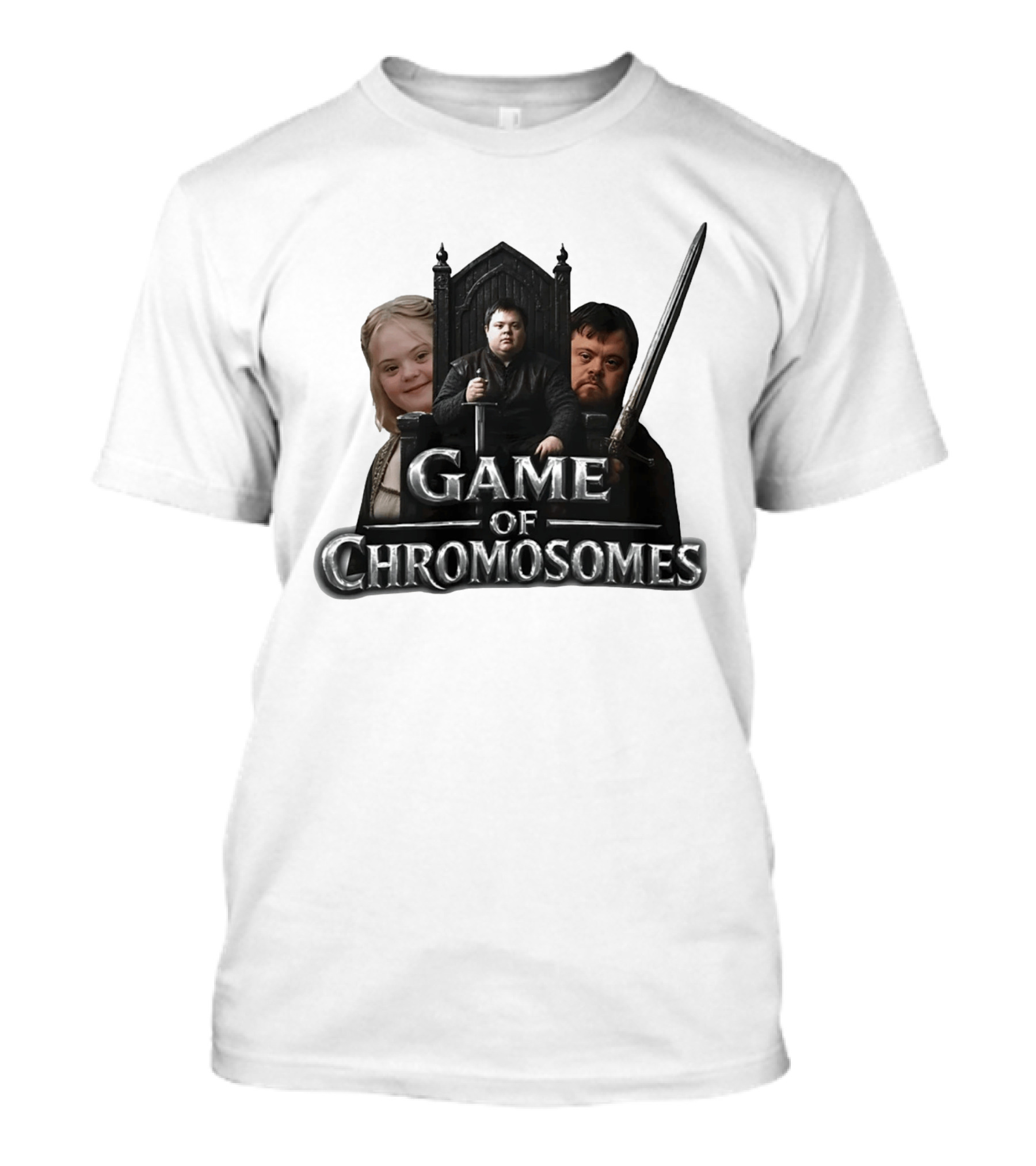Game Of Chromosomes Down Syndrome Awareness Thrones T-Shirt