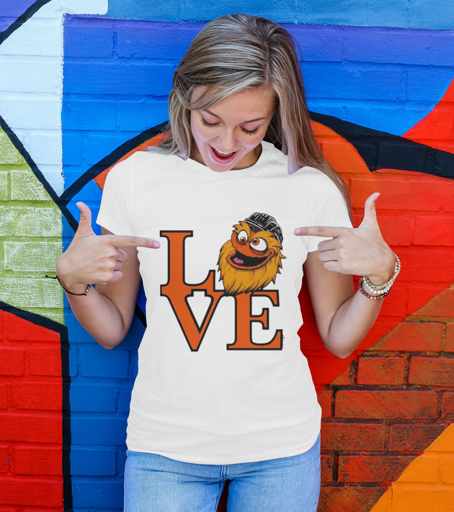 Philadelphia Flyers Gritty Love NHL Hockey 2026 T-Shirt