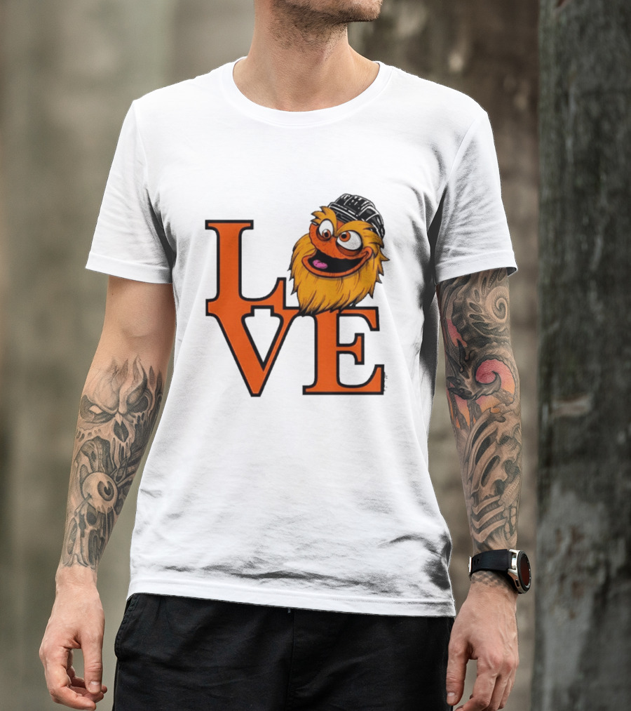 Philadelphia Flyers Gritty Love NHL Hockey 2026 T-Shirt