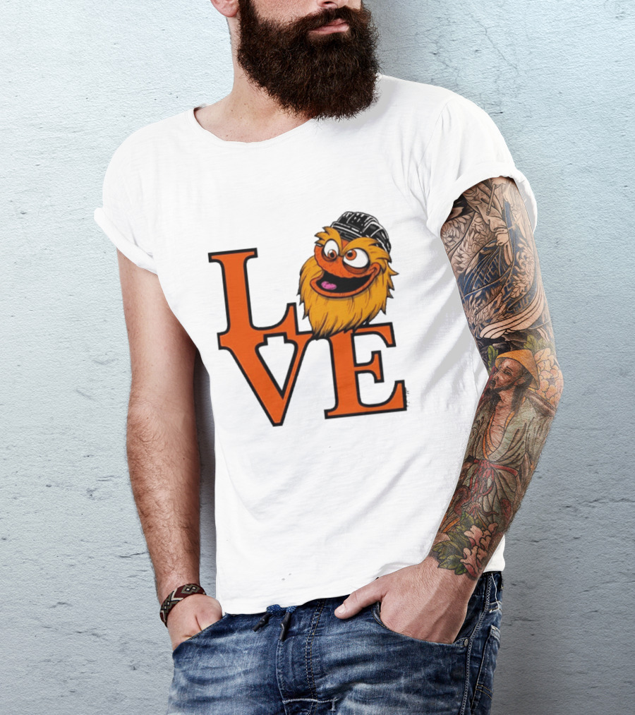 Philadelphia Flyers Gritty Love NHL Hockey 2026 T-Shirt