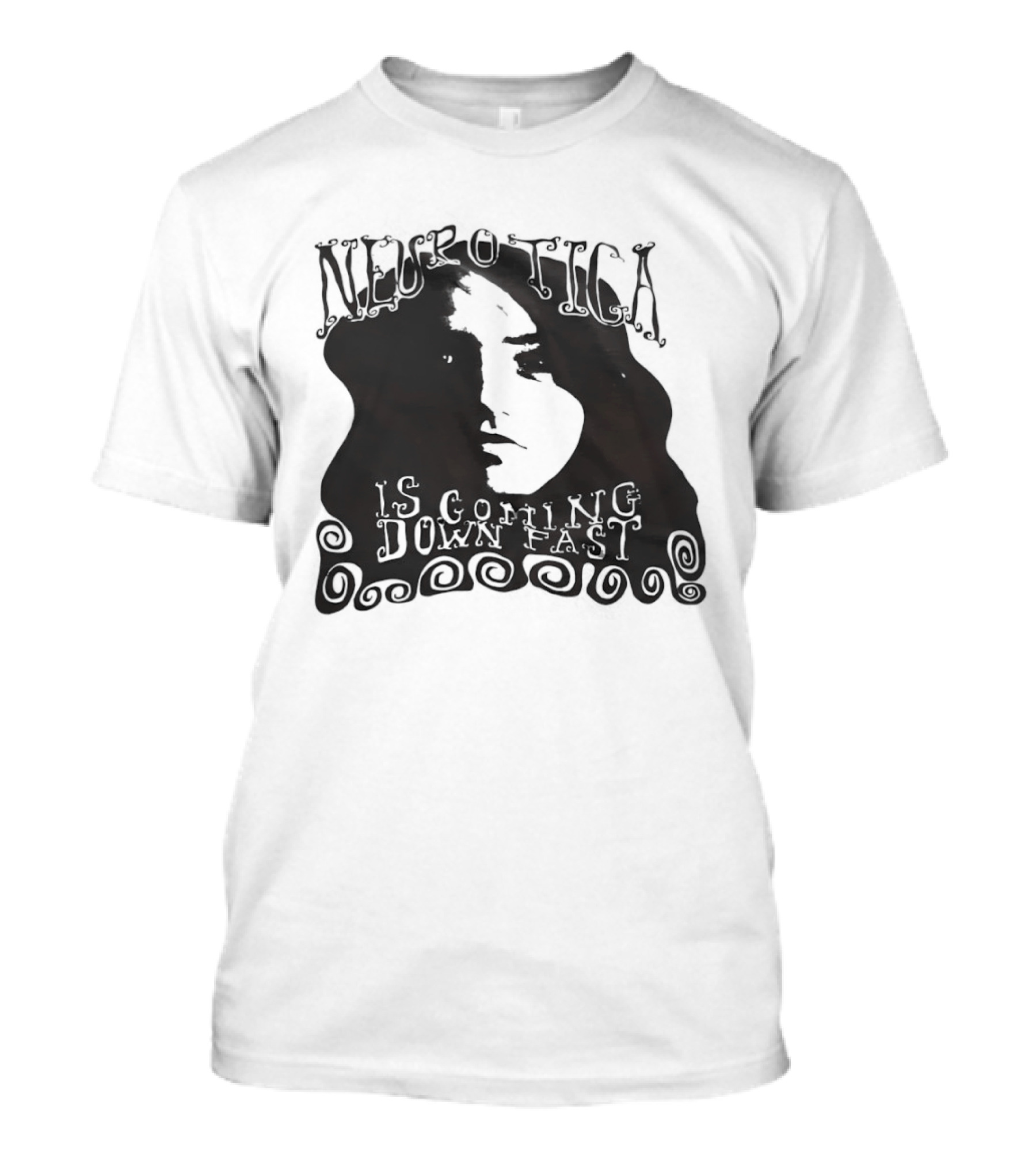 Neurotica Is Coming Down Fast Retro Psychedelic T-Shirt