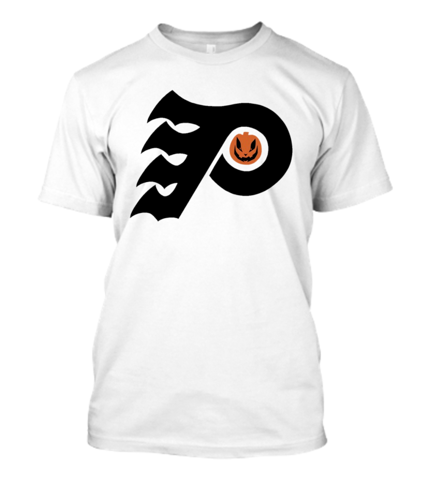 Philadelphia Flyers Pumpkin Face Halloween T-Shirt