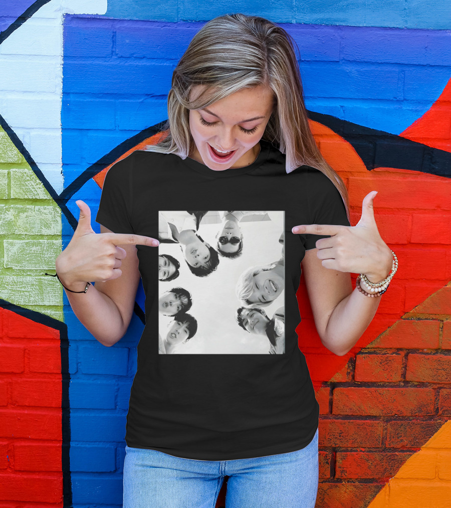 BTS Arirang World Tour Kpop 2026 Group Photo Black And White Aesthetic T-Shirt