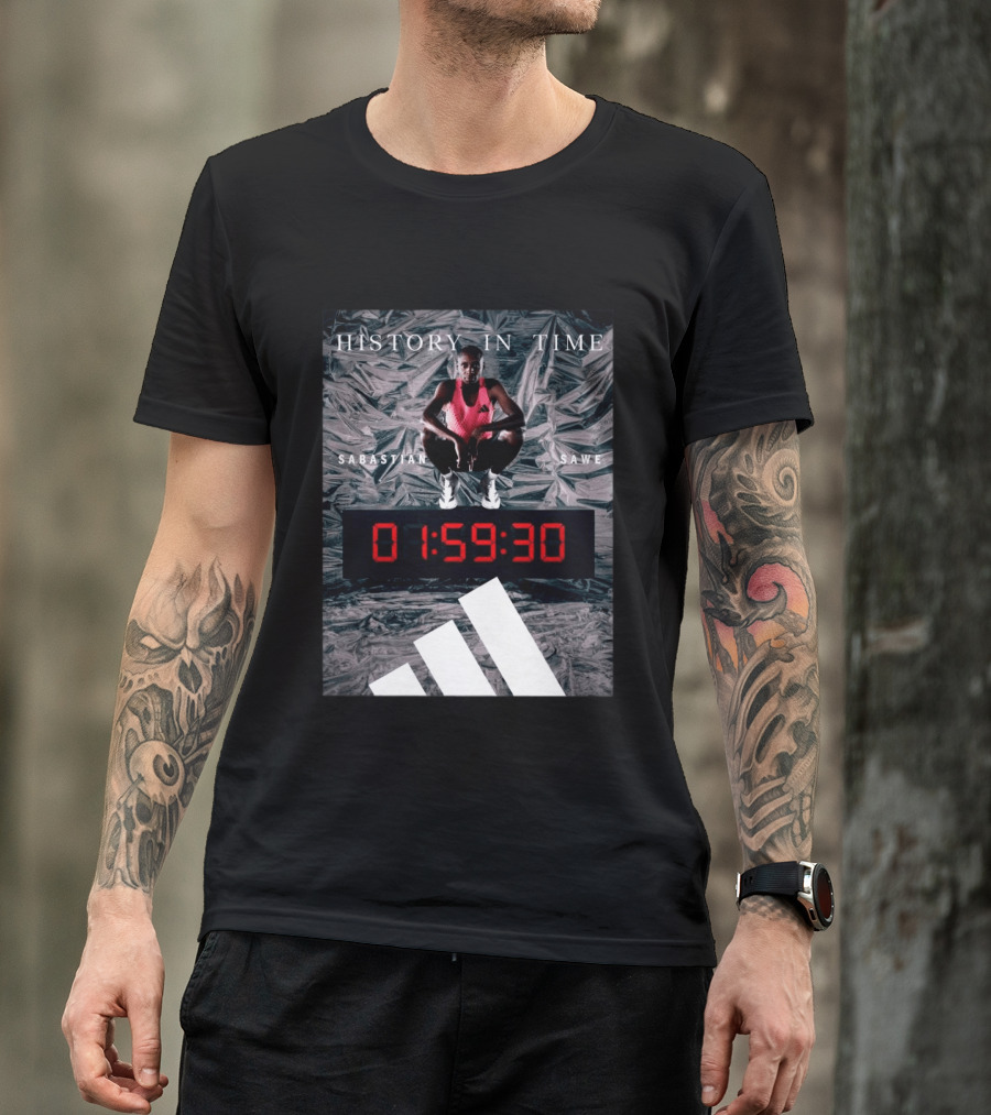 Sabastian Sawe History In Time Marathon 01:59:30 T-Shirt