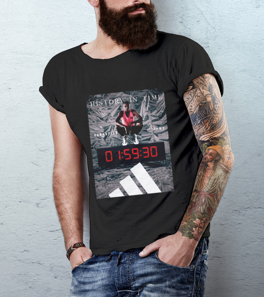 Sabastian Sawe History In Time Marathon 01:59:30 T-Shirt