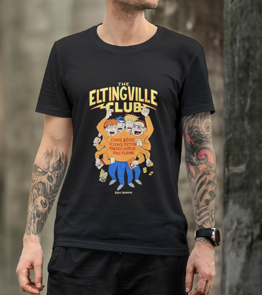 The Eltingville Club Comic Books Science Fiction Fantasy Horror Role Playing Evan Dorkin T-Shirt