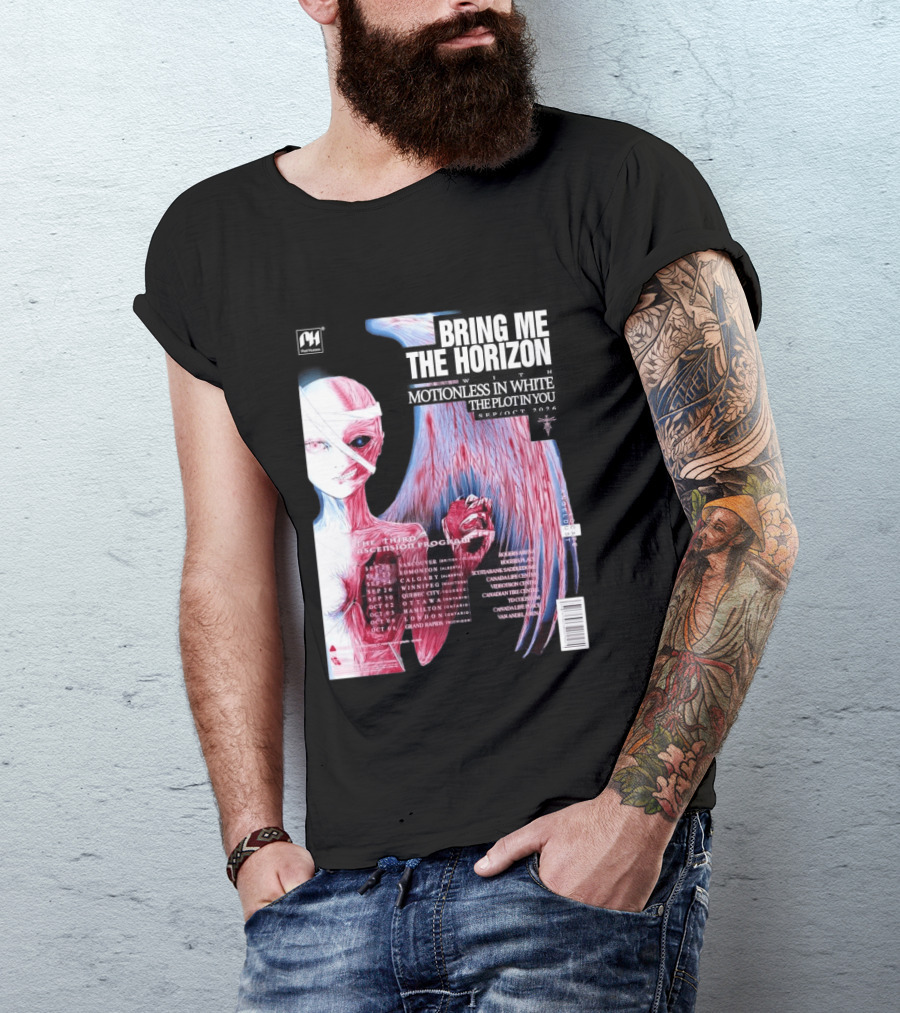 Bring Me The Horizon The Third Ascension Program Fall Tour 2026 Canada Dates T-Shirt