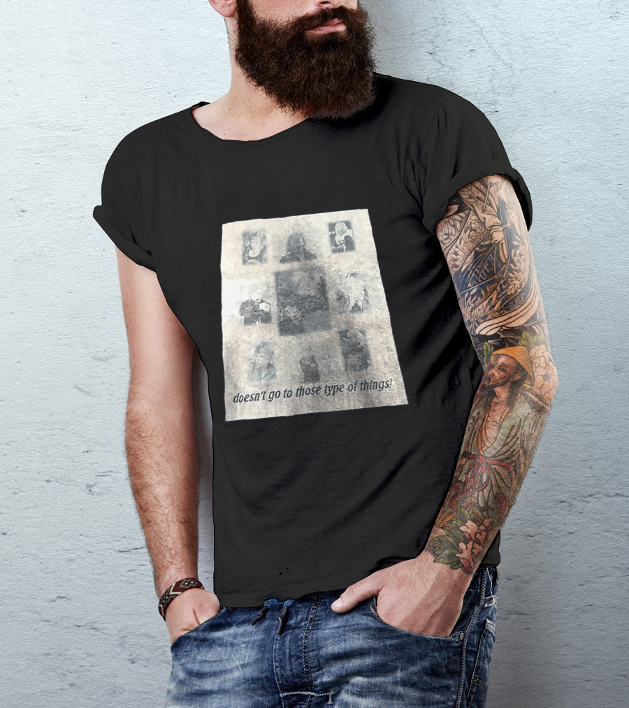 Dir En Grey Kyo Collage Doesn't Go To Those Type Of Things T-Shirt