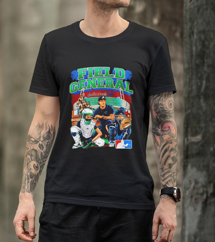 Field General Charles Schwab Field Baseball Player 0002 T-Shirt