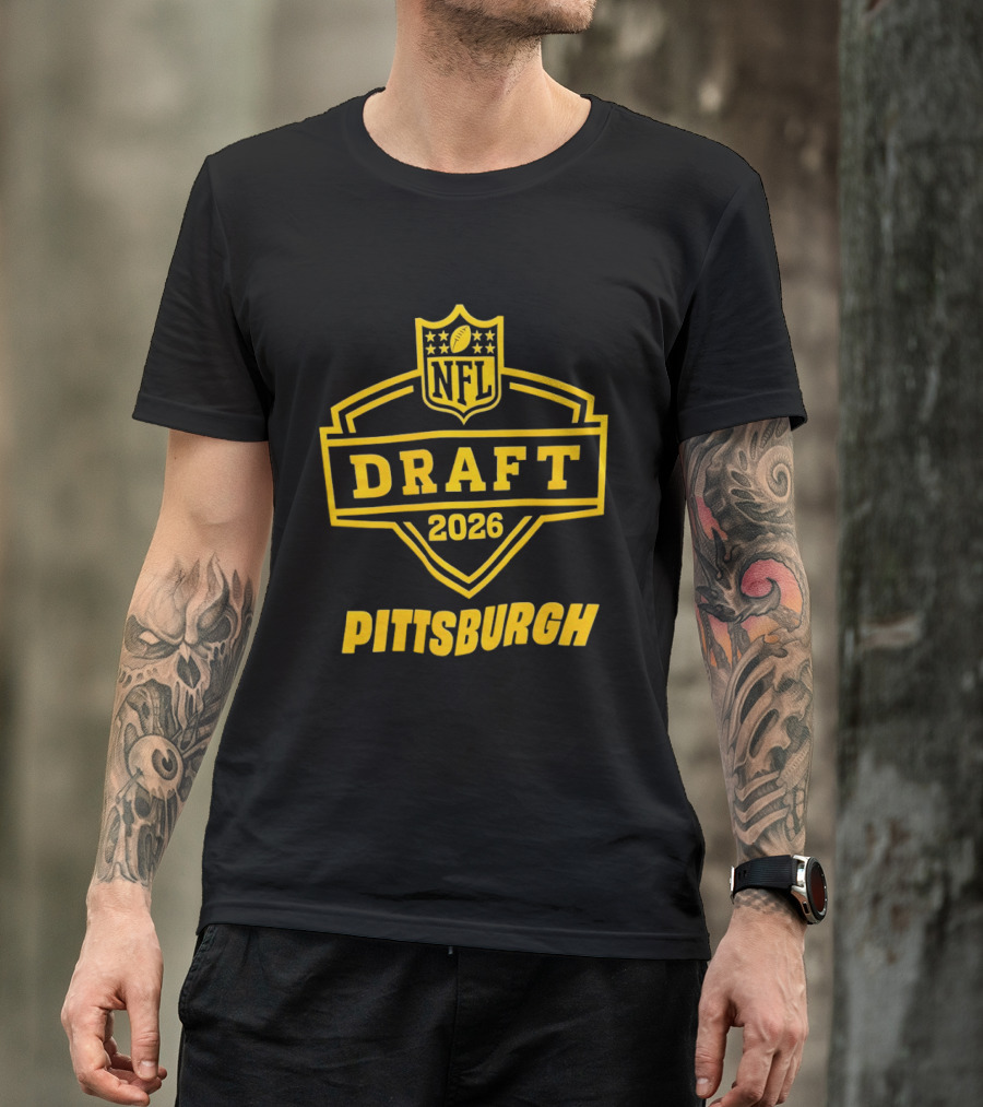 Pittsburgh NFL Draft 2026 Football Steelers T-Shirt