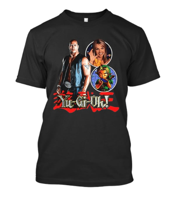 Dwayne Johnson Yu Gi Oh Legend Of Zelda Britney Spears T-Shirt