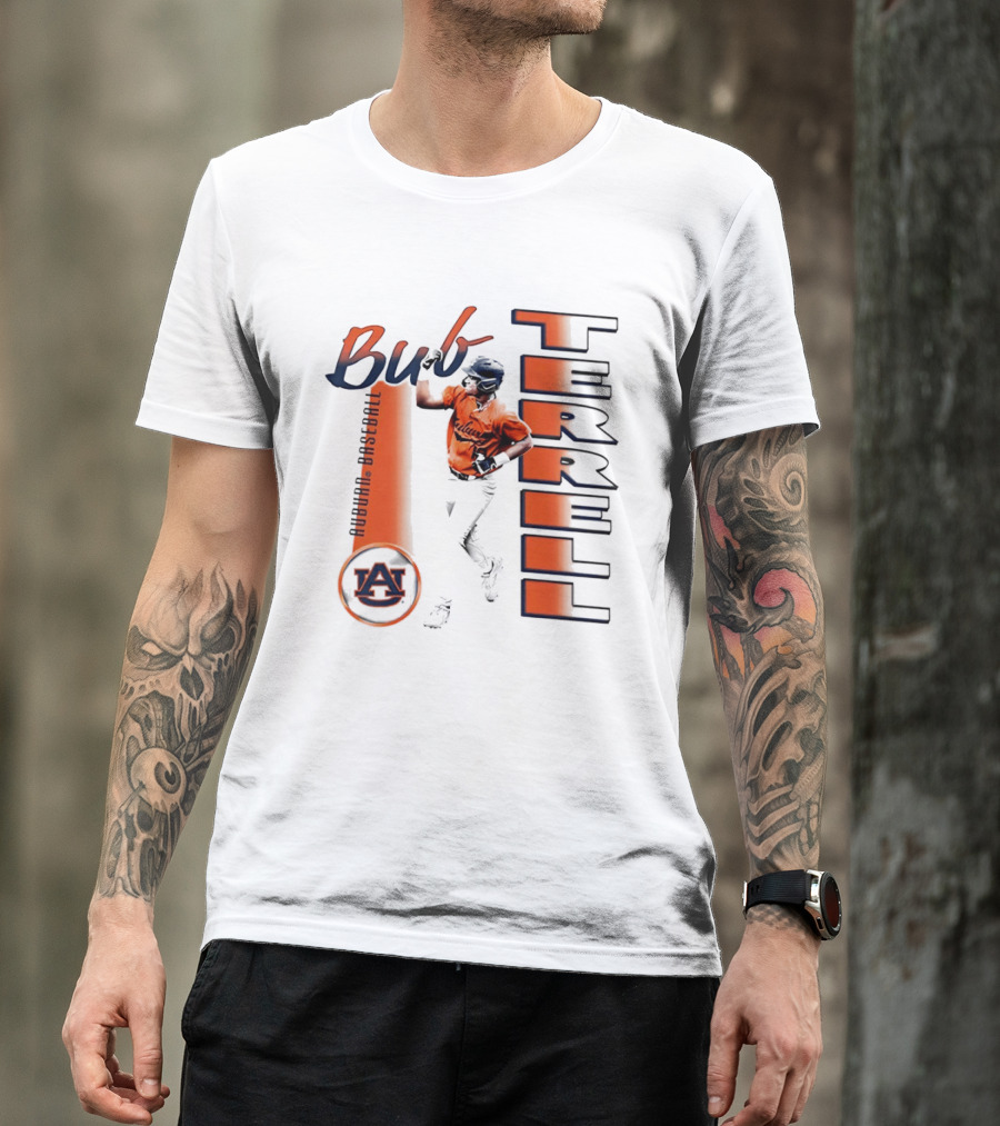 Bub Terrell Auburn Baseball Player Auburn Tigers T-Shirt