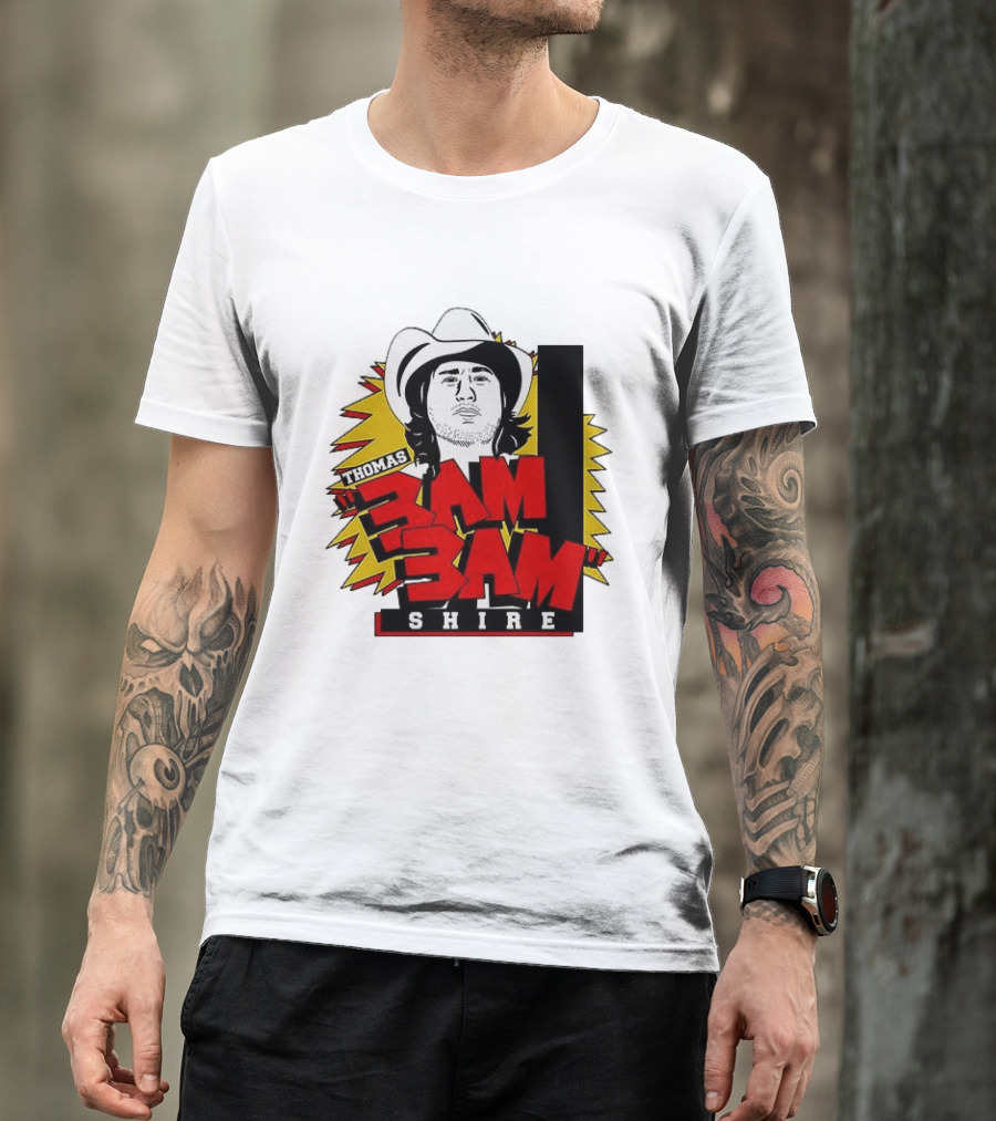 Thomas Shire 3AM 3AM Cowboy Hat Portrait Burst T-Shirt