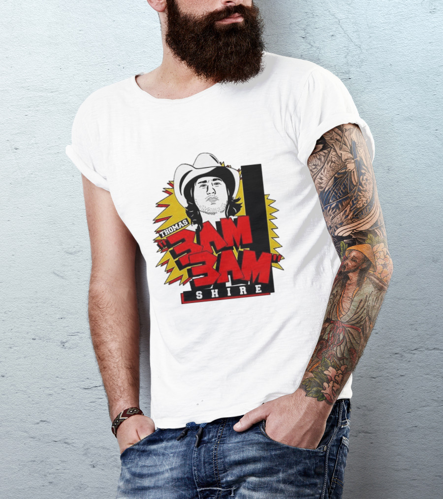 Thomas Shire 3AM 3AM Cowboy Hat Portrait Burst T-Shirt