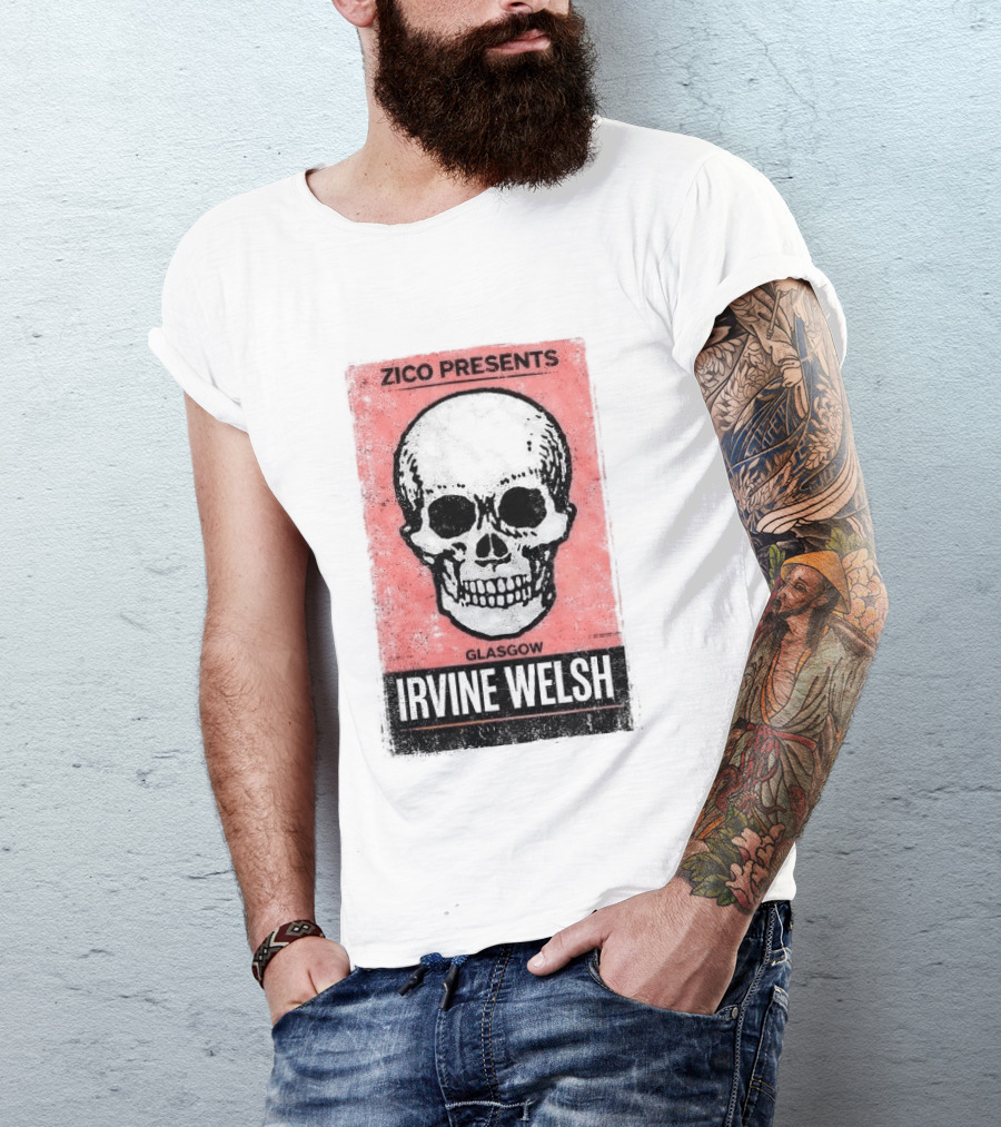 Zico Presents Irvine Welsh Glasgow Skull Red T-Shirt