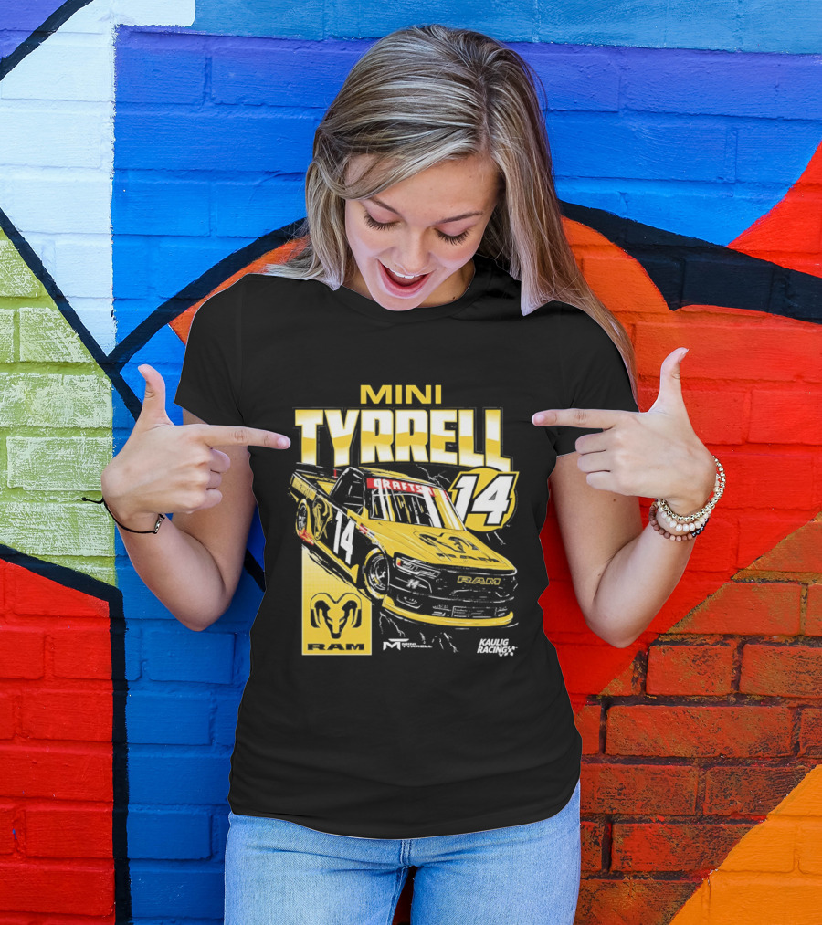 Mini Tyrell Kaulig Racing Ram NASCAR Craftsman 14 Car T-Shirt