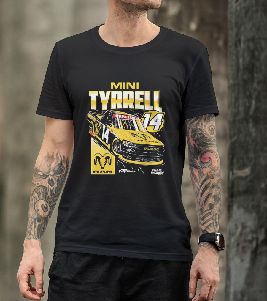 Mini Tyrell Kaulig Racing Ram NASCAR Craftsman 14 Car T-Shirt