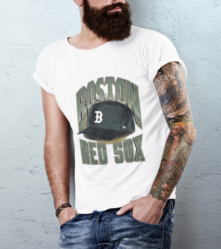 Boston Red Sox B Hat 47 Brand City Connect Dune Tubular T-Shirt