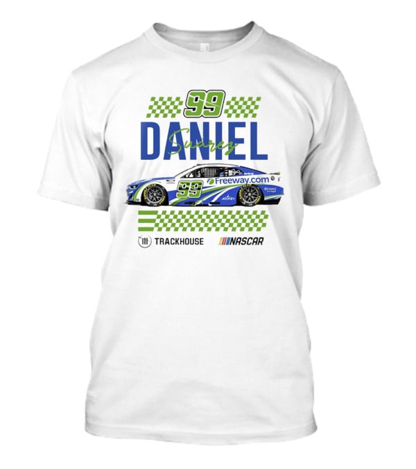 Daniel Suarez 99 Trackhouse Racing Nascar Freeway.com T-Shirt