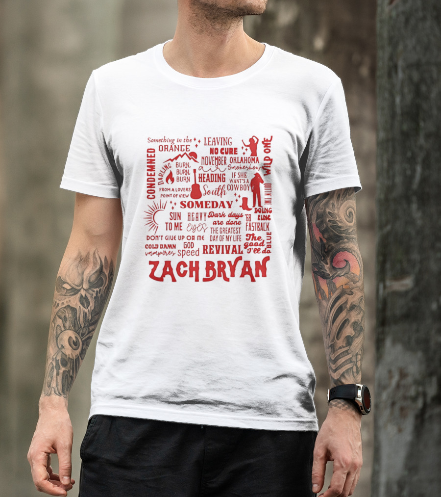 Zach Bryan Louisville Cardinals Heaven Tour 2026 Someday The Good I'll Do Revival Festive Cowboy Spirit T-Shirt