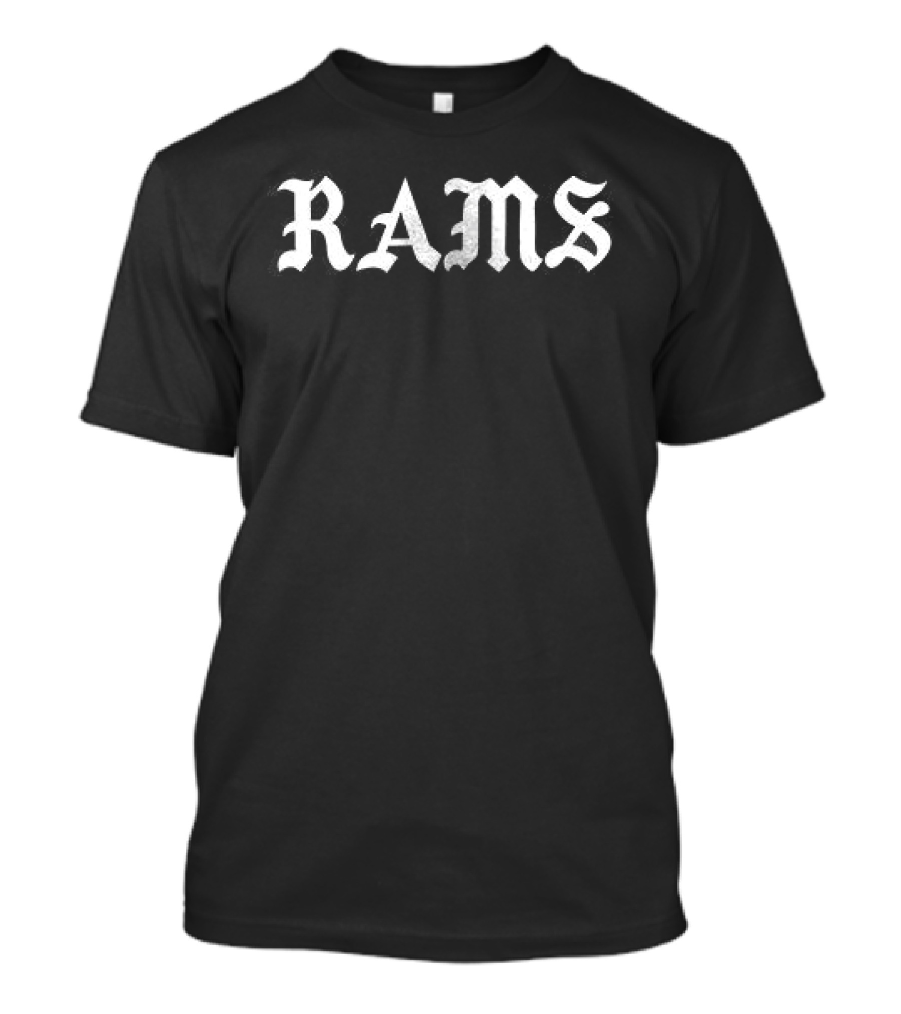 Born X Raised Los Angeles Rams Gothic T-Shirt