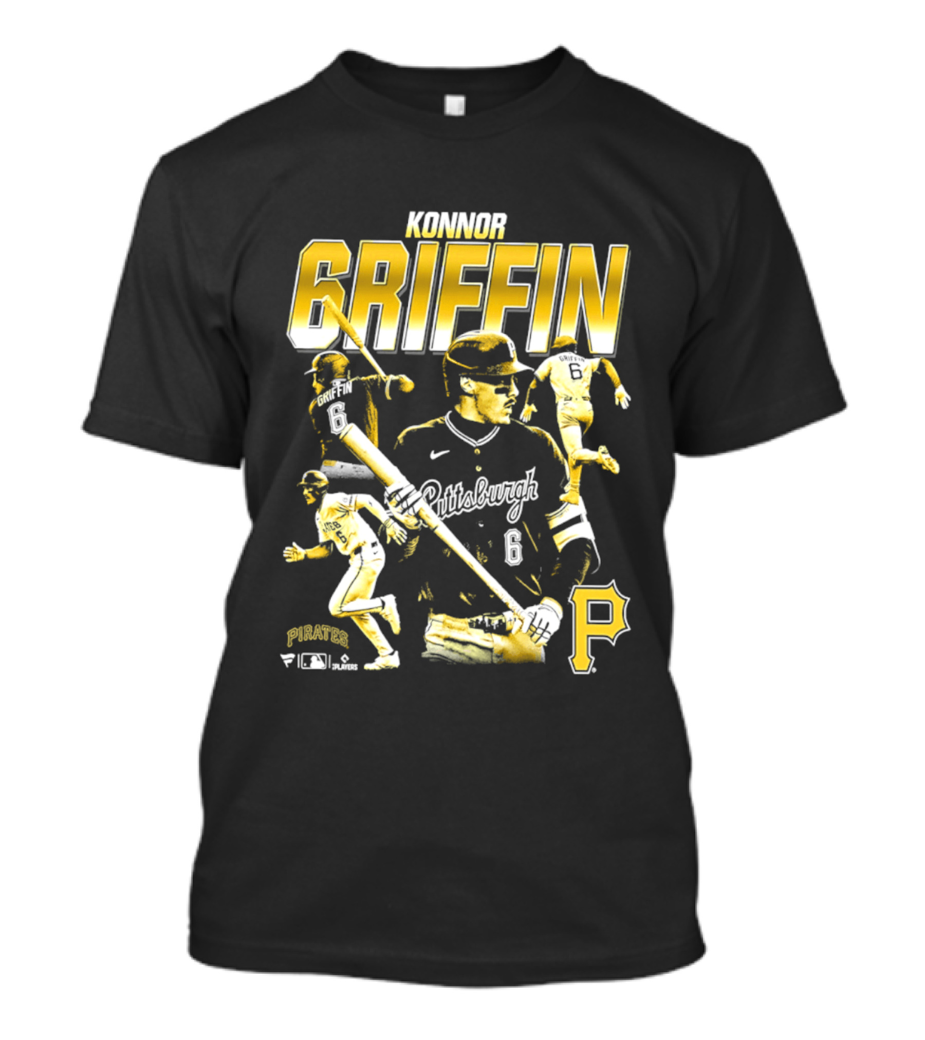 Pittsburgh Konnor Griffin 2026 Player Collage With Pirates T-Shirt
